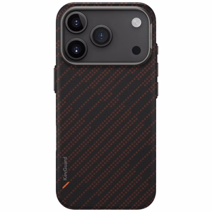 Uniq Keva EDGE Magclick įkrovimo dėklas telefonui iPhone 17 Pro - oranžinis