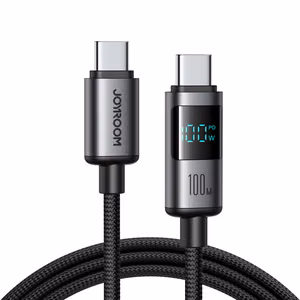 Joyroom S-A16 Pro Prism Series Кабель USB-C - USB-C 100W с цифровым дисплеем 1.2м - чёрный