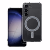 CLEAR MAG COVER dėklas, suderinamas su MagSafe, skirtas SAMSUNG S23, skaidrus