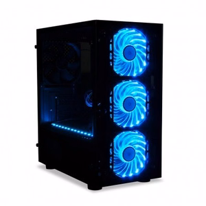 iBox PASSION V4 Mini Tower juodas kompiuterio korpusas