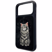 Nimmy Lucky Fashion Cat MagSafe dėklas iPhone 17 Pro Max juodas