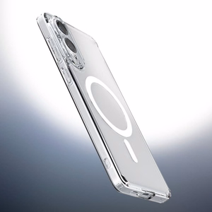 Spigen Ultra Hybrid Mag dėklas su MagSafe Samsung Galaxy S25 Edge - skaidrus