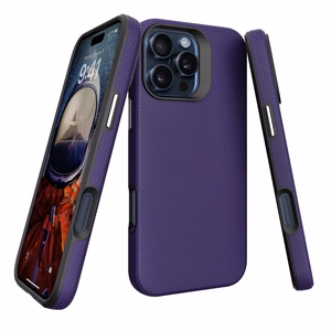 Dėklas Perfectionists Triangle Mag Case Apple iPhone 17 Pro violetinis