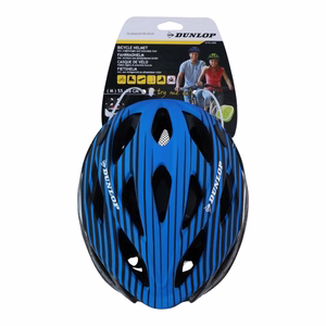 Dunlop reguliuojamas MTB dviračio šalmas, M dydžio, 55–58 cm, mėlynas ir juodas