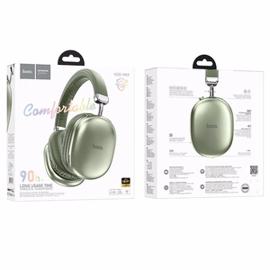 HOCO belaidės bluetooth ausinės W35 Max žalios