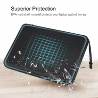 Tech-Protect Hardpouch dėklas 15-16 colių nešiojamam kompiuteriui juodas