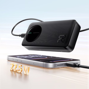 Joyroom JR-PBF14 Pro išorinė baterija 22.5W 20000mAh su skaitmeniniu ekranu 2x USB-A 1x USB-C - juoda