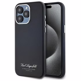 Karl Lagerfeld Hotel RSG dėklas telefonui iPhone 15 Pro Max - juodas