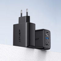 Acefast 2in1 įkroviklis GaN 65W USB Type C / USB, HDMI adapteris 4K @ 60Hz (rinkinys su kabeliu) baltas (A17 baltas)