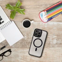 VARIETE MAG COVER Dėklas telefonui suderinamas su Magnetiniu IPHONE 15 PRO juodas