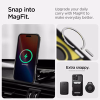 Spigen Tough Armor Magnetinis dėklas su stovu iPhone 16 Pro - juodas