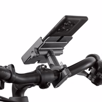 Wozinsky metal bicycle phone laikiklis, scooters juodas (WBHBK3)