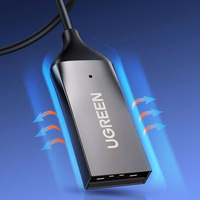 Ugreen CM309 Garso imtuvas Bluetooth 5.0 USB kabelis garso adapteris AUX lizdas Juodas