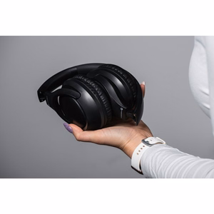Belaidės ausinės ant ausų Forcell F-Audio TWS Vibe ANC + TUYA APP juodos