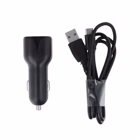"Maxlife MXCC-01" automobilinis įkroviklis 2x USB 2,4A juodas + USB-C laidas