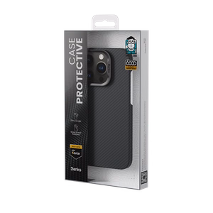 Benks Magnetinis Armor Air Kevlar dėklas telefonui iPhone 16 Plus - PC rėmas 600D - juodas (m)