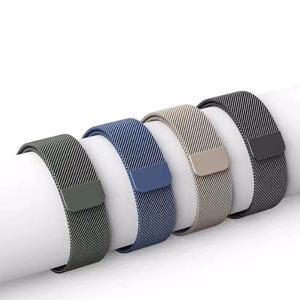 Magnetic Strap Apple Watch 38/40mm Magnetinis Dirželis Apple Watch Apyrankė - raudona