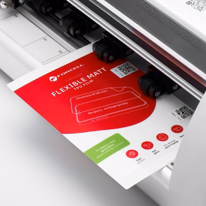 Plėvelė pjovimo aparatui 2-os ir 3-os kartos Forcell F-Protect Flexible MATT 196 x 125 mm 25 vnt.