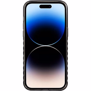 Audi IML Magnetinis dėklas su dideliu logotipu telefonui iPhone 14 Pro Max - juodas