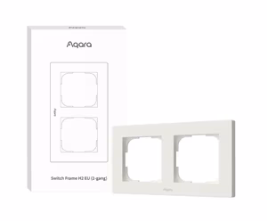 Aqara FE-X01D-W išmanusis jungiklio rėmelis H2 (2 lizdai) baltas