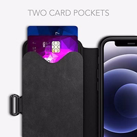 TECH21 Dėklas T21-8381 EVO WALLET IPHONE 12/12 PRO dūminis/juodas