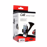 Automobilio laikiklis priekinio stiklo juodas