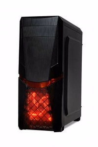 iBox ORCUS X14 Midi Tower juodas kompiuterio korpusas