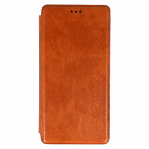 Razor odinis knygos tipo dėklas telefonui Samsung Galaxy S23 Plus rudas