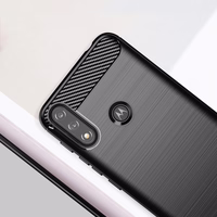 Carbon dėklas lankstus dėklas Motorola Moto E7i Power juodas