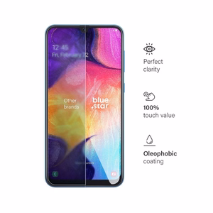 Tempered glass to Samsung Galaxy A50 Blue Star