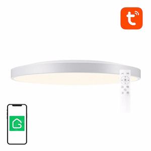 Išmanusis lubinis šviestuvas 30 cm "Bluetooth" 16M RGBCW Gosund LB13 1600lm Tuya + nuotolinio valdymo pultas.