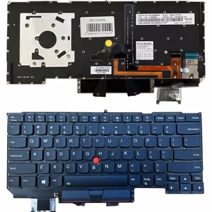 Klaviatūra LENOVO X1 Carbon Gen 6, su TrackPoint, su apšvietimu, US