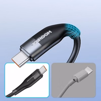 USB Kabelis Joyroom "S-1060M12" juodas "Type-C" 100cm (iki 6A)