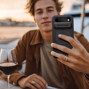 Tech-Protect Kevlar Aura Magnetinis dėklas telefonui iPhone Air - juodas