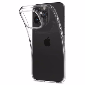 Dėklas telefonui Spigen Crystal Flex iPhone 15 Pro Max - skaidrus (m)