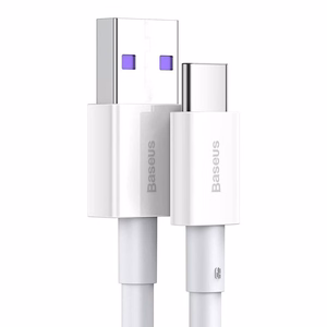 USB kabelis Baseus Superior iš USB į Type-C 66W 2.0m baltas CATYS-A02