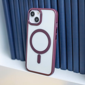 Telefono dėklas MagCase Satin Apple iPhone 16 Pro bordo