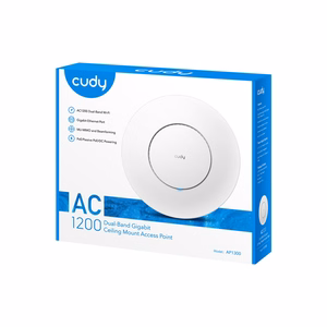Cudy AC1300 Balta Maitinimas per Eternetą (PoE)