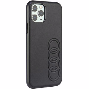 Audi синтетическая кожа iPhone 11 Pro 5.8" чёрный/чёрный хардкейс AU-TPUPPCIP11-TT/D1-BK
