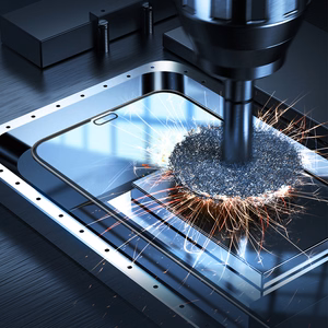 Borofone BF8 Diamond Armor 5D grūdintas stiklas iPhone 14 Pro (10 vnt. rinkinys)