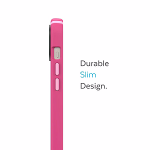 Speck Presidio2 Pro case for iPhone 15 Plus / 14 Plus, with Microban antimicrobial protection, Digital Pink / Blossom Pink / White