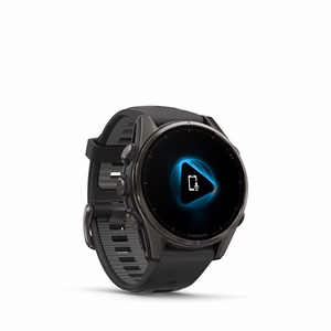 Išmanusis laikrodis Garmin Fenix 8 Sapphire juodas/pilkas