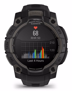 Garmin Instinct 3 AMOLED išmanusis laikrodis juodas