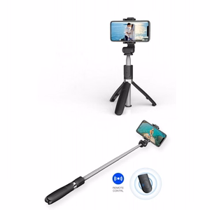 Tech-Protect L01S Bluetooth Selfie Stick with Tripod up to 70cm - Black