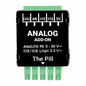 SHELLY 0-30V analoginis modulis – Shelly Pill priedas