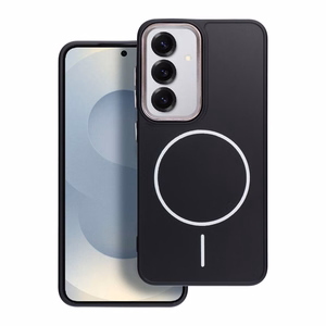 FRAME MAG COVER Dėklas telefonui suderinamas su Magnetiniu Samsung S25 juodas