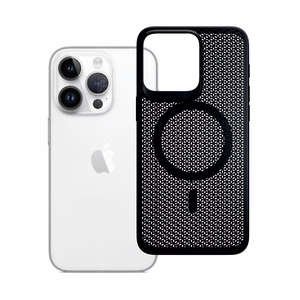 3mk COOLing MagCase Dėklas telefonui Apple iPhone 14 Pro Max - juodas