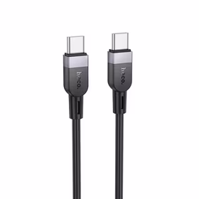USB kabelis Hoco X109 60W USB-C to USB-C 2.0m juodas
