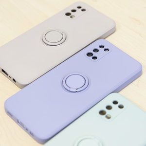 Finger Grip чехол Samsung Galaxy S23 светло-серый