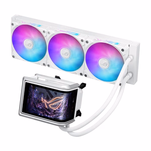 Asus ROG RYUO IV 360 ARGB - viskas viename vandens aušintuvas, 12 cm (baltas)
